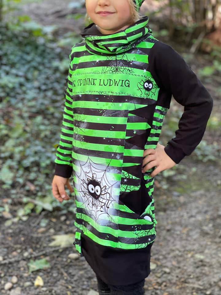 Hoodiekleid Mighty Kriss Kross Gr.74-122 - Sewando