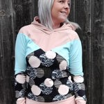 Schnittmuster Hoodie / Hoodiekleid ALIMONDA Gr. 34-54 : - Sewando