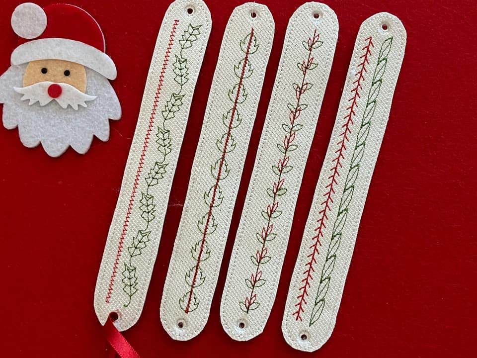 Stickdatei - Serviettenringe mit Schmuckband (8 Motive) - Sewando