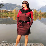 Schnittmuster Hoodie / Hoodiekleid ALIMONDA Gr. 34-54 : - Sewando