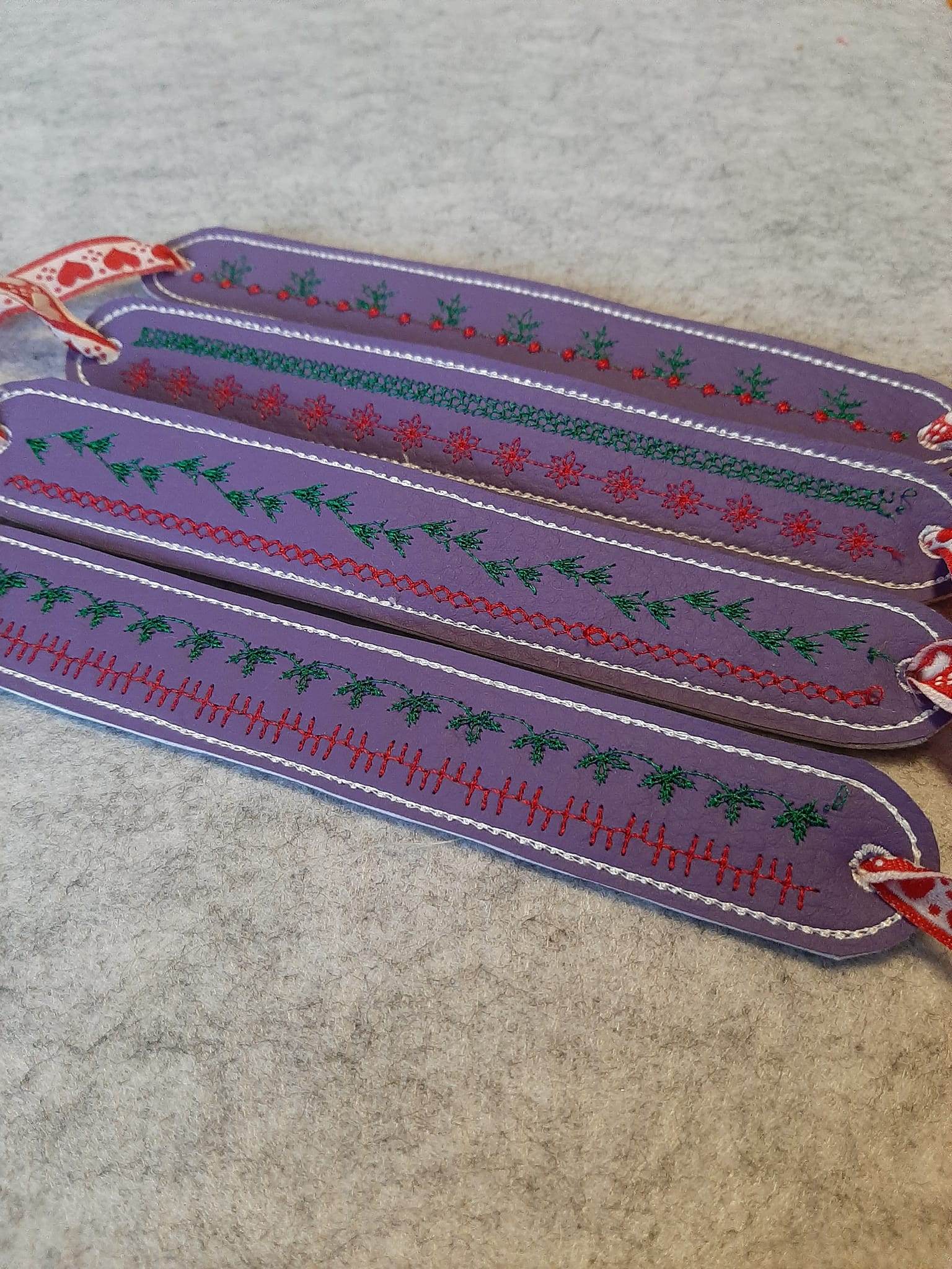 Stickdatei - Serviettenringe mit Schmuckband (8 Motive) - Sewando