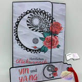 Digiset Yin und Yang mit Rosen Plotten, Sublimation, Drucken, Digistamp, Digipaper ! - Sewando
