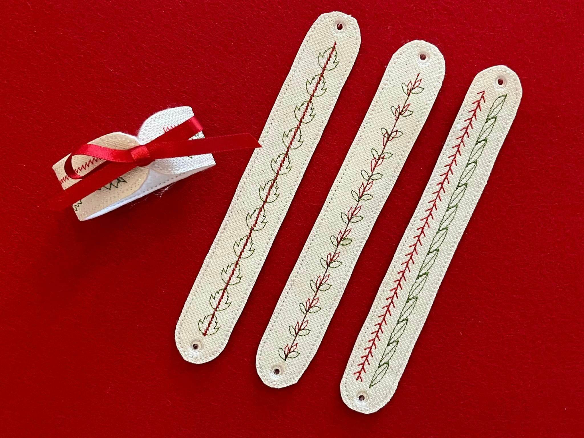 Stickdatei - Serviettenringe mit Schmuckband (8 Motive) - Sewando
