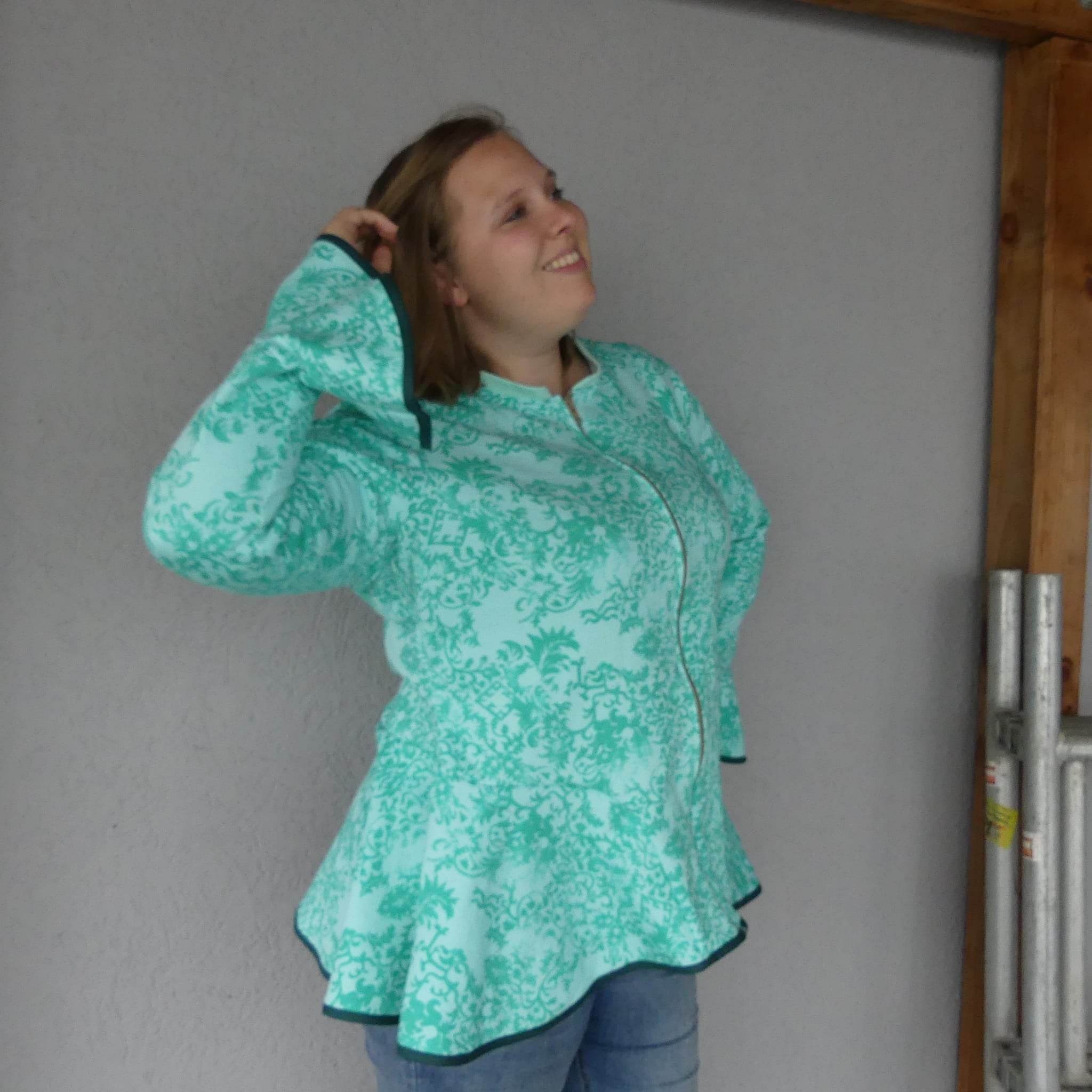 VISBY.sweatjacke | Damen | 32-48 | Schnitt : - Sewando