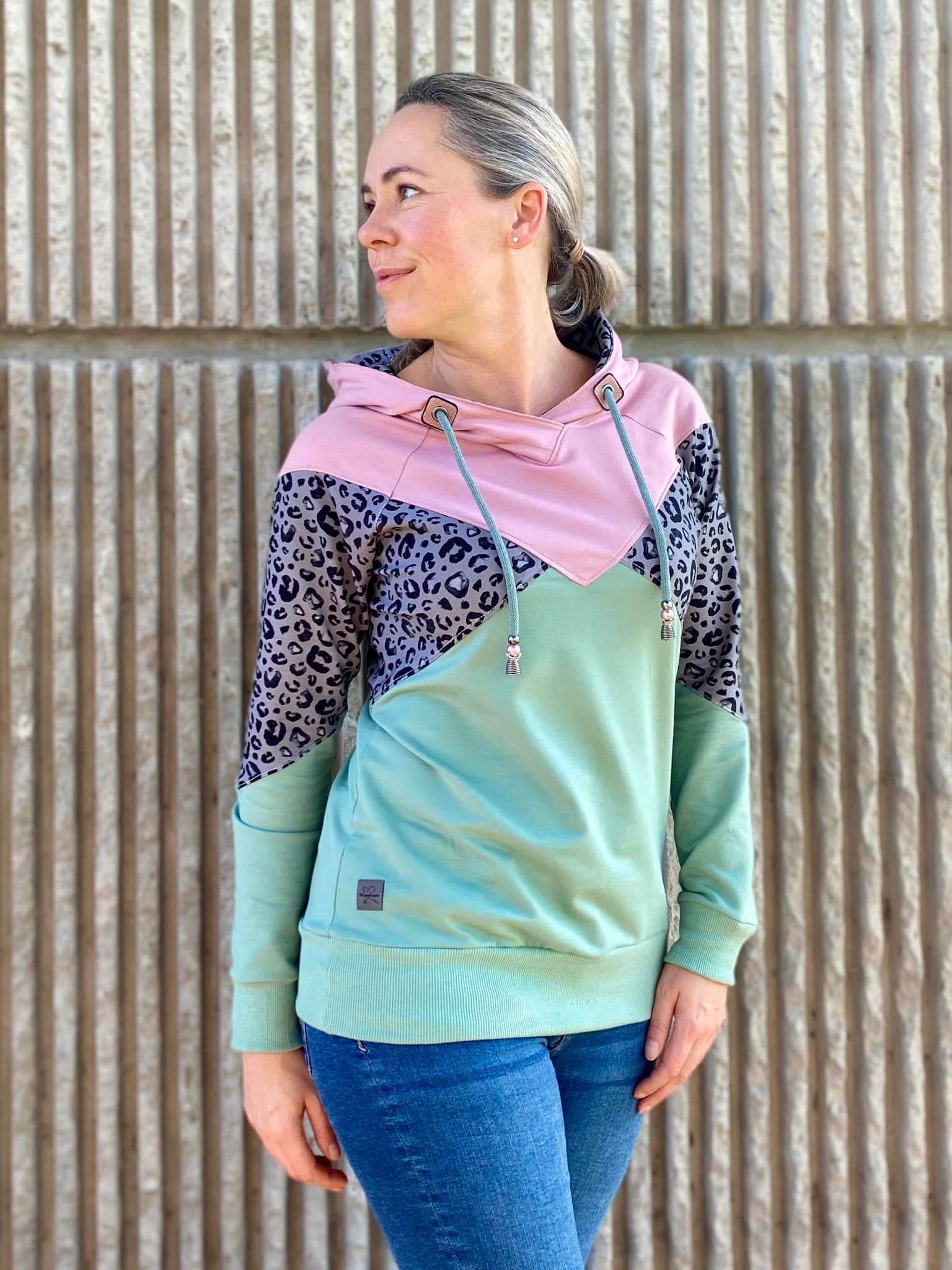 Schnittmuster Hoodie / Hoodiekleid ALIMONDA Gr. 34-54 : - Sewando