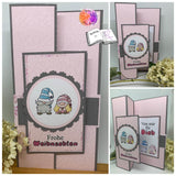 Digiset Weihnachtswichtel Sublimation, Digistamp, Digipaper ! - Sewando