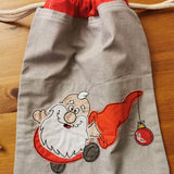 Stickdatei - SANTA-Gnom (3 Dateien) - Sewando