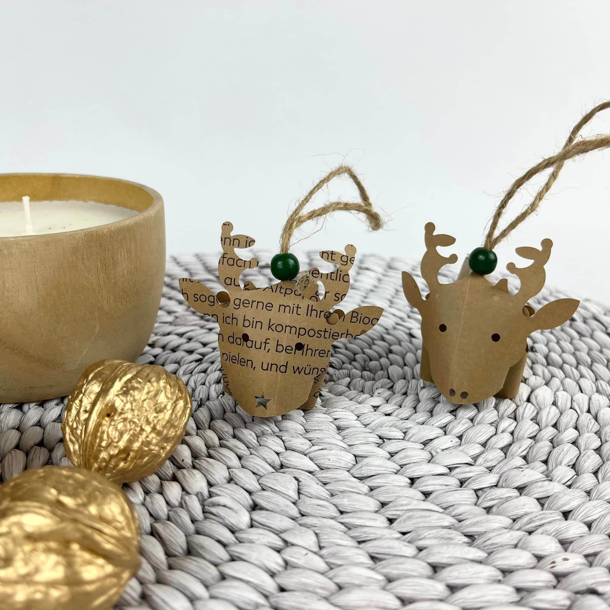 ohRudi * Free-eBook - Schnittmuster * Rentier - Geschenke-Anhänger - XMAS - Sewando