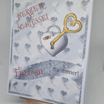 Plotterdatei Herzschloss mit Schlüssel Sublimation, Drucken, Digistamp, Digipaper - Sewando