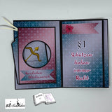Digiset Schütze mit Amaryllis Plotterdatei, Sublimation, Digistamp, Digipaper - Sewando
