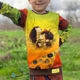 Schnittmuster Hoodie/Shirt Swante Mini Gr. 80-122 inkl. Beamerdatei: - Sewando