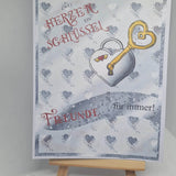 Digiset Herzschloss mit Schlüssel Plotterdatei, Sublimation, Digistamp, Digipaper - Sewando