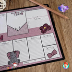 Digiset „Eli und Lou, die Elefanten“ Digipaper, Digistamp - Sewando