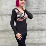 Schnittmuster Shirt Fran mit Wickeloptik Gr. 32-48 - Sewando