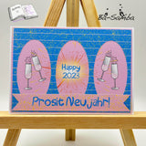Digiset Special Silvester Plotterdatei, Sublimation, Digistamp, Digipaper - Sewando