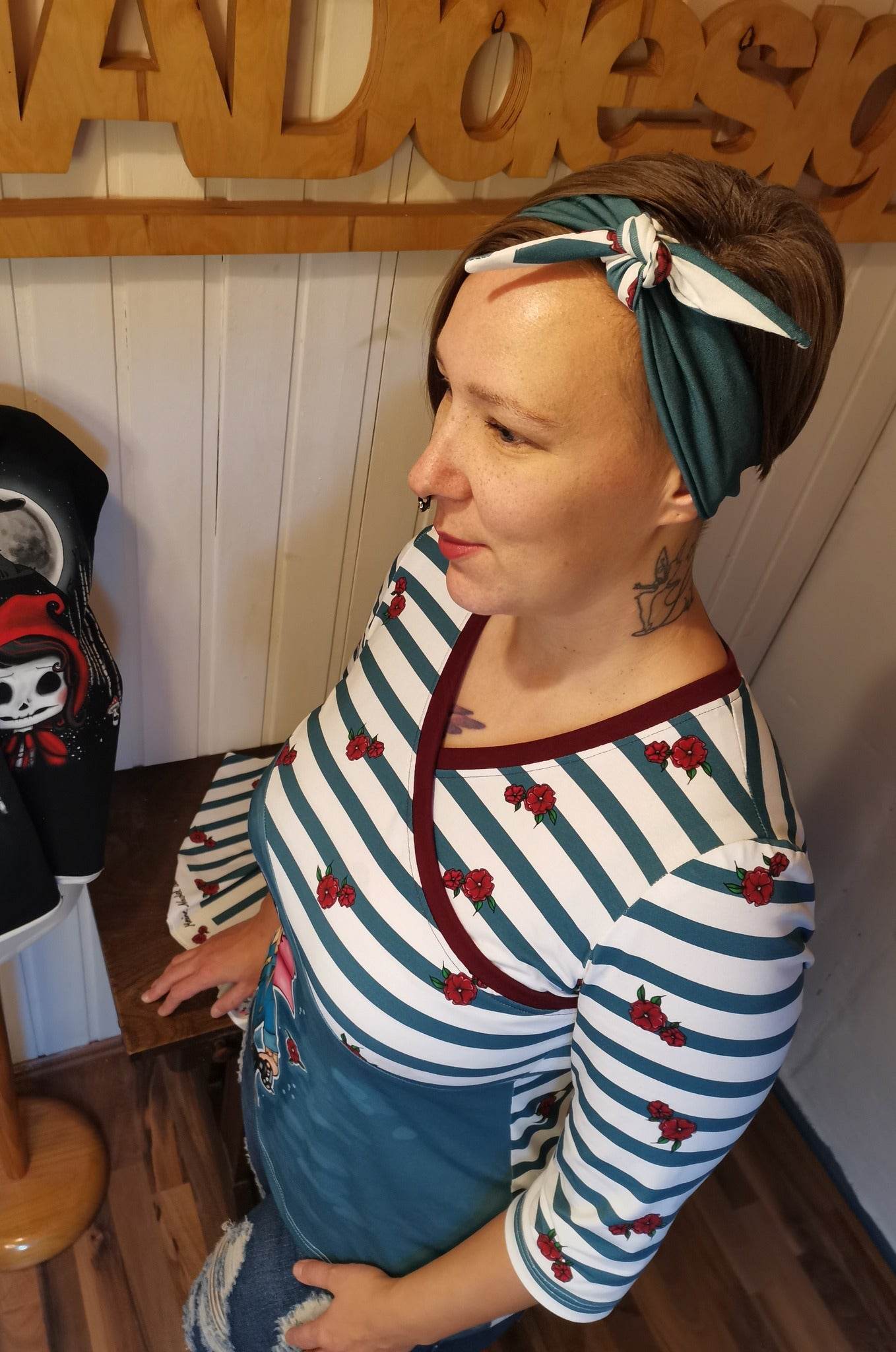 Schnittmuster Shirt Fran mit Wickeloptik Gr. 32-48 - Sewando