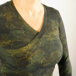 Schnittmuster Shirt Fran mit Wickeloptik Gr. 32-48 - Sewando