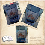 Plotterdatei Steinbock mit Mohn Sublimation, Digistamp, Digipaper - Sewando