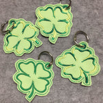 9x Stickdatei Kleeblatt Satinstick und ITH - Sewando