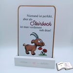 Plotterdatei Steinbock mit Mohn Sublimation, Digistamp, Digipaper - Sewando