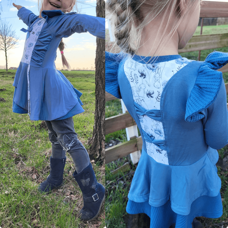 Schnittmuster Kleid AppleJuicy Gr. 80 bis 152 - Sewando