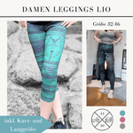 Schnittmuster Basic Leggings Lio für Damen Gr. 32-46 - Sewando