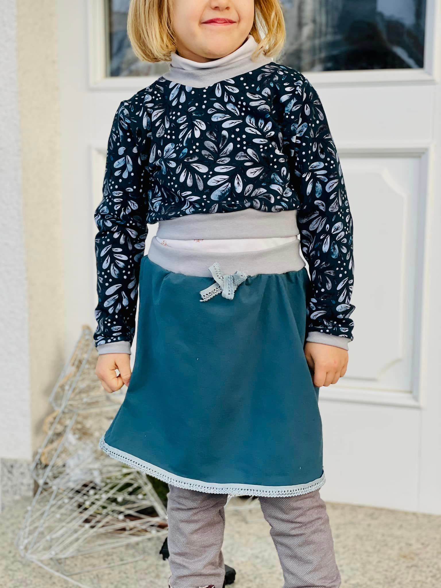 Schnittmuster Cutie Girl Danielle Gr.74-122 Oberteil - Hose - Rock - Sewando