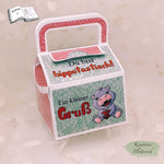 Plotterdatei lovely hippo Sublimation, Digistamp, Digipaper - Sewando