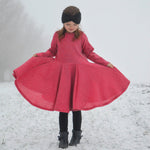 Schnittmuster Wintermärchen Drehkleid Größe 74-164 - Sewando