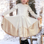 Schnittmuster Wintermärchen Drehkleid Größe 74-164 - Sewando