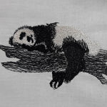 Panda Stickdatei – für entspannte Stunden auf Stoff - Sewando