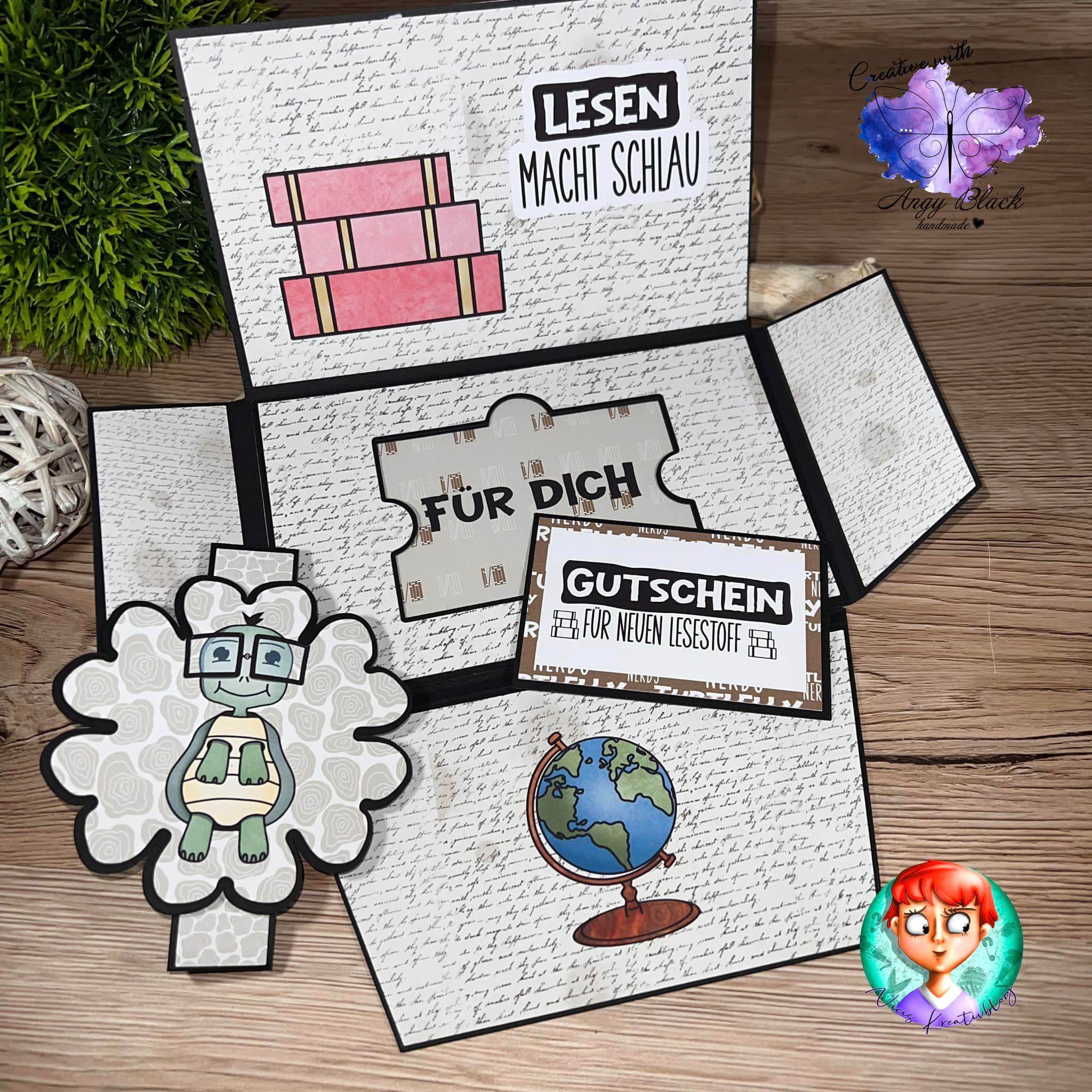 Digiset „Leopold von Schildkröte“ Digipaper, Digistamp - Sewando