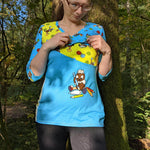 Schnittmuster Shirt Fran mit Wickeloptik Gr. 32-48 - Sewando