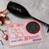 4x Stickdatei "Miezen" ITH und Text