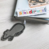 5x Stickdatei Leseratte Lesehilfe ITH und Satinstick - Sewando