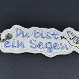 Stickdatei - Anhänger "Du bist ein Segen"