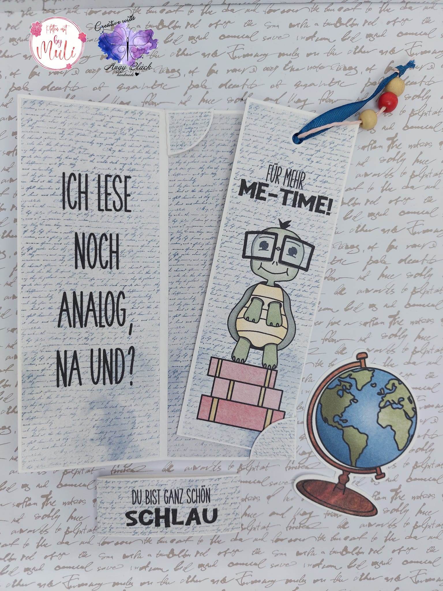 Digiset „Leopold von Schildkröte“ Digipaper, Digistamp - Sewando