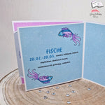 Plotterdatei Fische mit Seerose Sublimation, Digistamp, Digipaper - Sewando