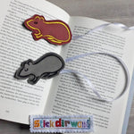 5x Stickdatei Leseratte Lesehilfe ITH und Satinstick - Sewando
