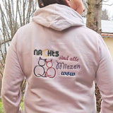 4x Stickdatei "Miezen" ITH und Text
