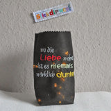 4x Stickdatei "wo die Liebe wohnt" ITH und Text