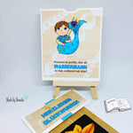 Plotterdatei Wassermann mit Anemone Sublimation, Digistamp, Digipaper ! - Sewando