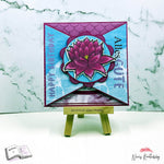 Plotterdatei Fische mit Seerose Sublimation, Digistamp, Digipaper - Sewando
