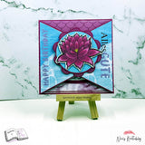 Plotterdatei Fische mit Seerose Sublimation, Digistamp, Digipaper - Sewando
