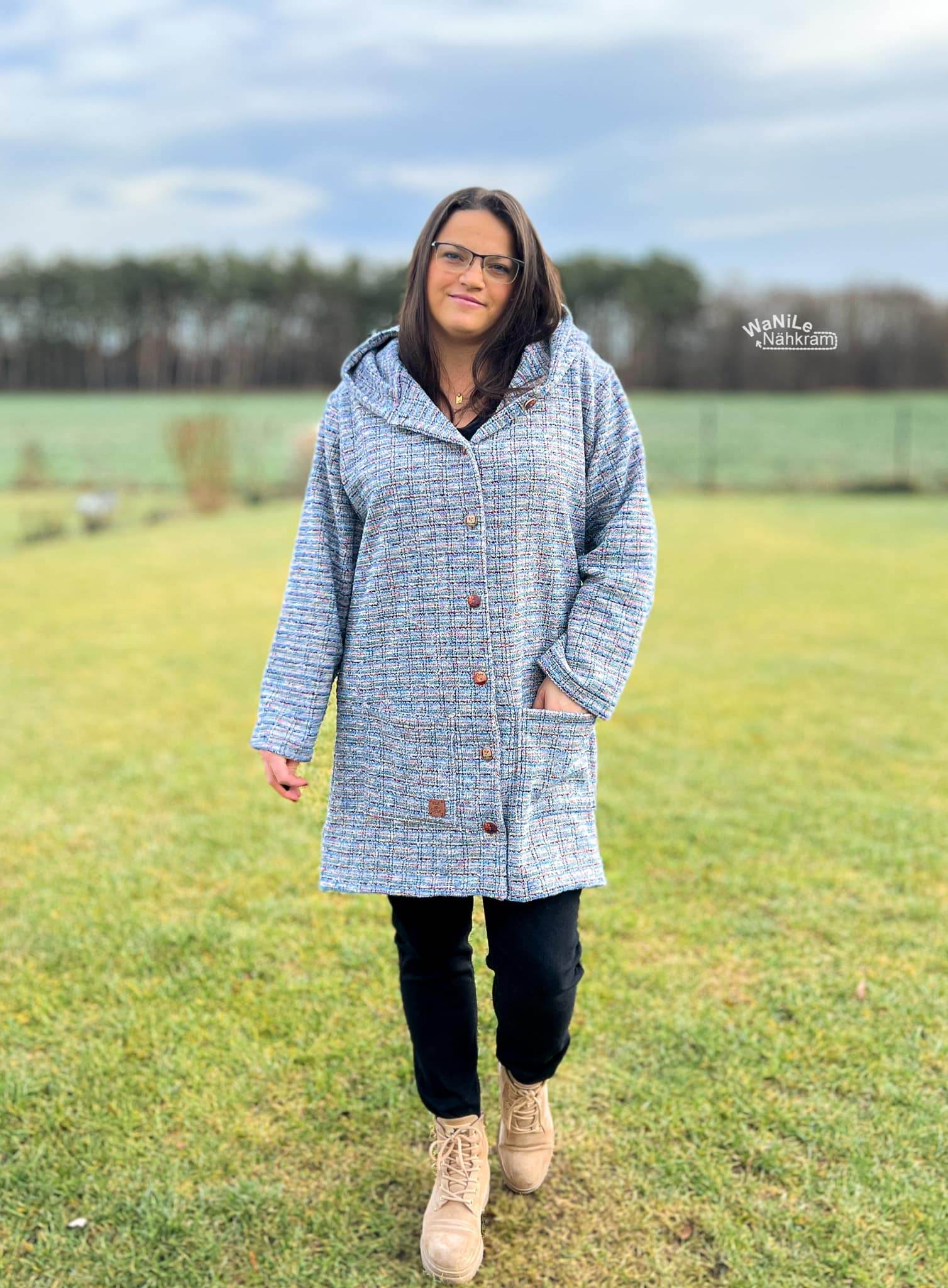Schnittmuster Mantel/Jacke COBURG Gr. 34-52 : - Sewando