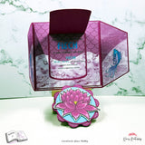 Plotterdatei Fische mit Seerose Sublimation, Digistamp, Digipaper - Sewando
