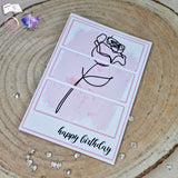 Digiset "One Line Nature" Digipaper, Digistamp