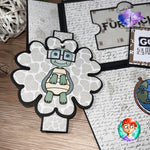 Digiset „Leopold von Schildkröte“ Digipaper, Digistamp - Sewando