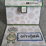 Digiset „Leopold von Schildkröte“ Digipaper, Digistamp - Sewando