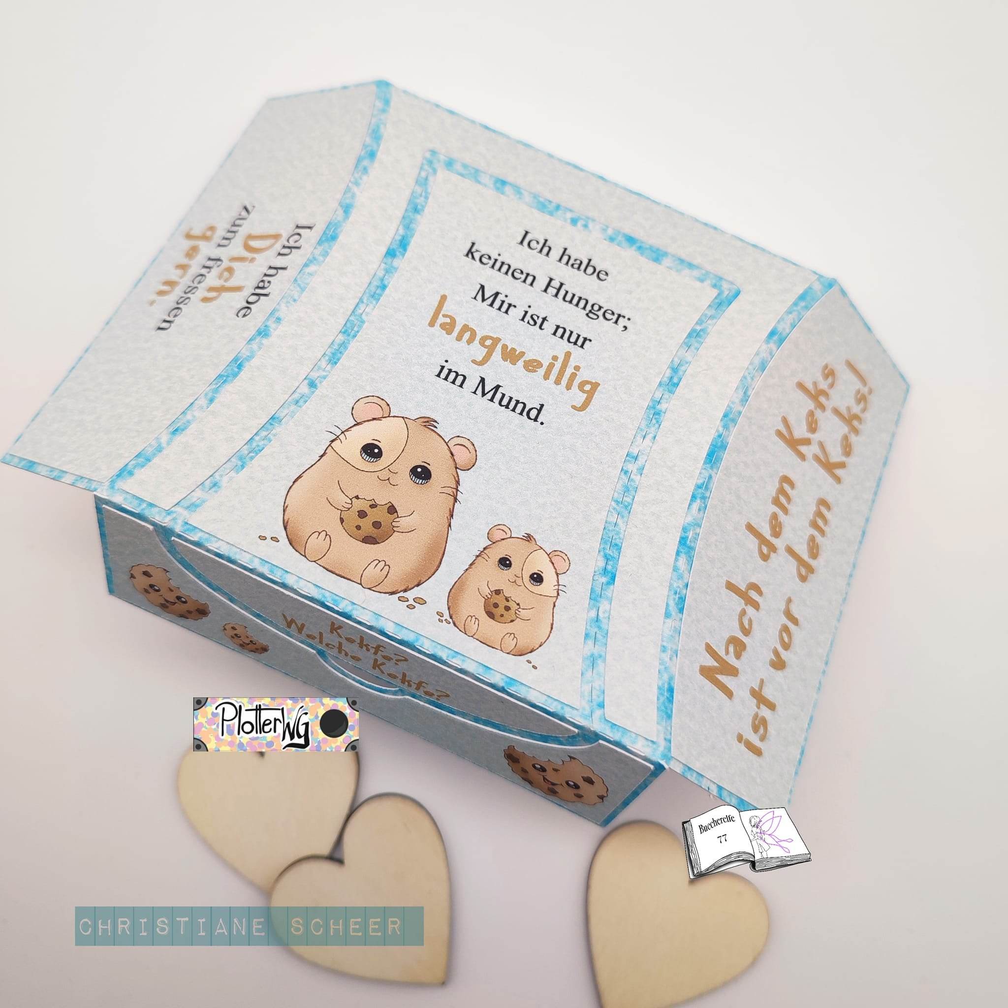 Digiset Hamster Krümel Plotterdatei, Sublimation, Digistamp, Digipaper - Sewando
